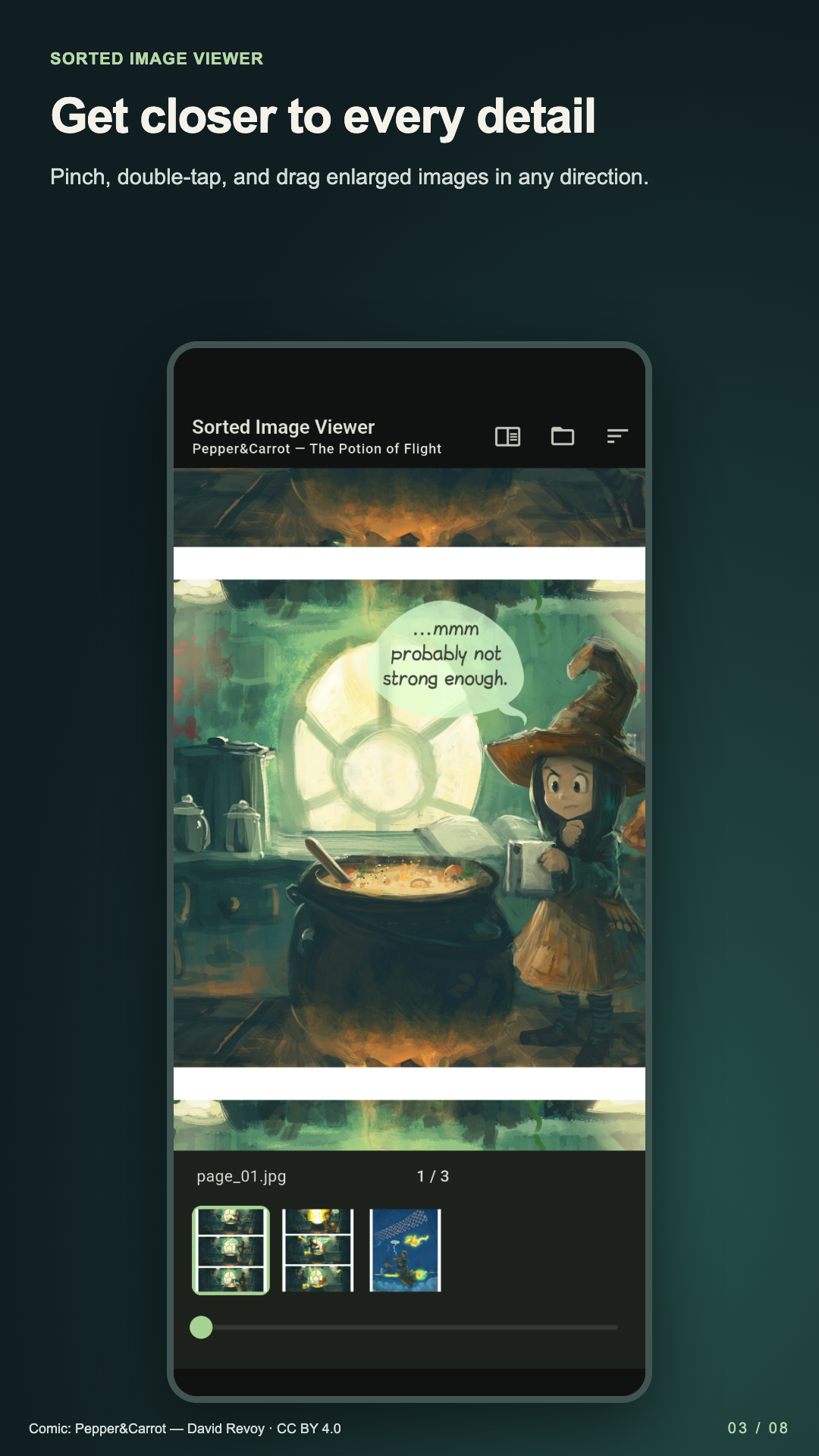 Sorted Image Viewer app capture 3