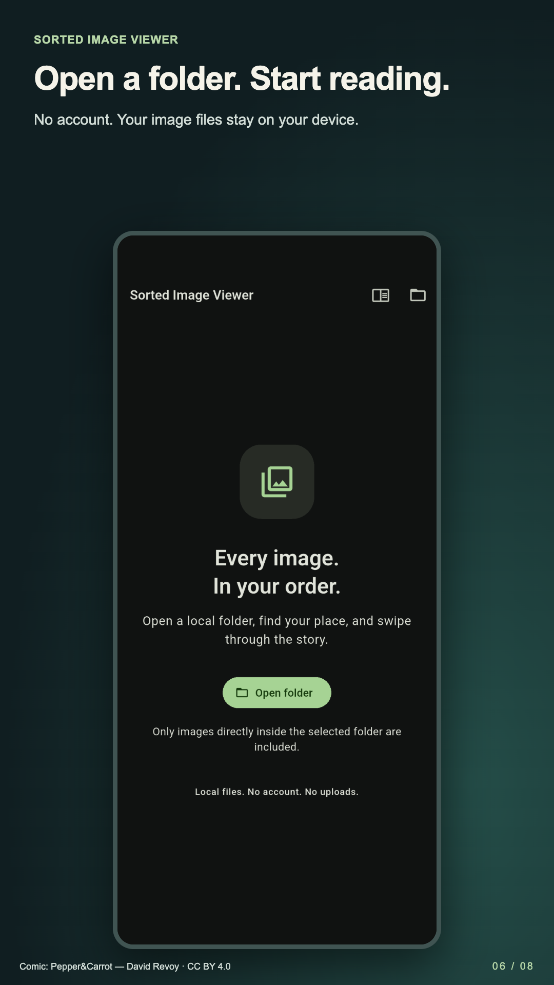 Sorted Image Viewer app capture 6